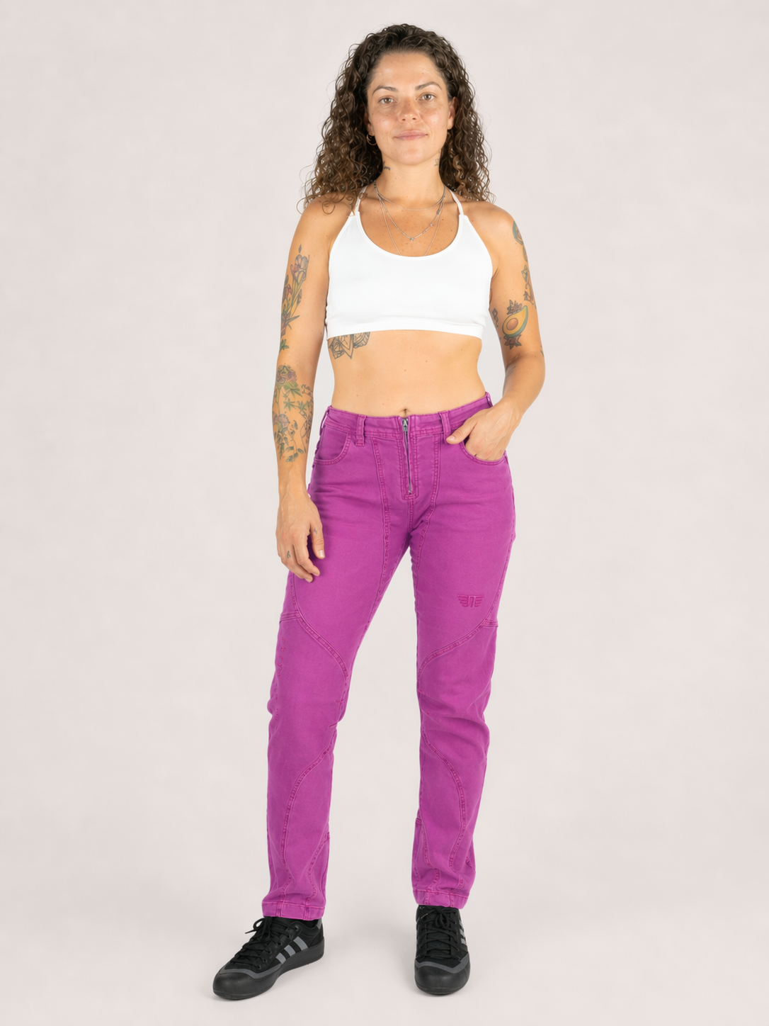 Pantalón Escalada - Trekking Tardor Rosa Mujer