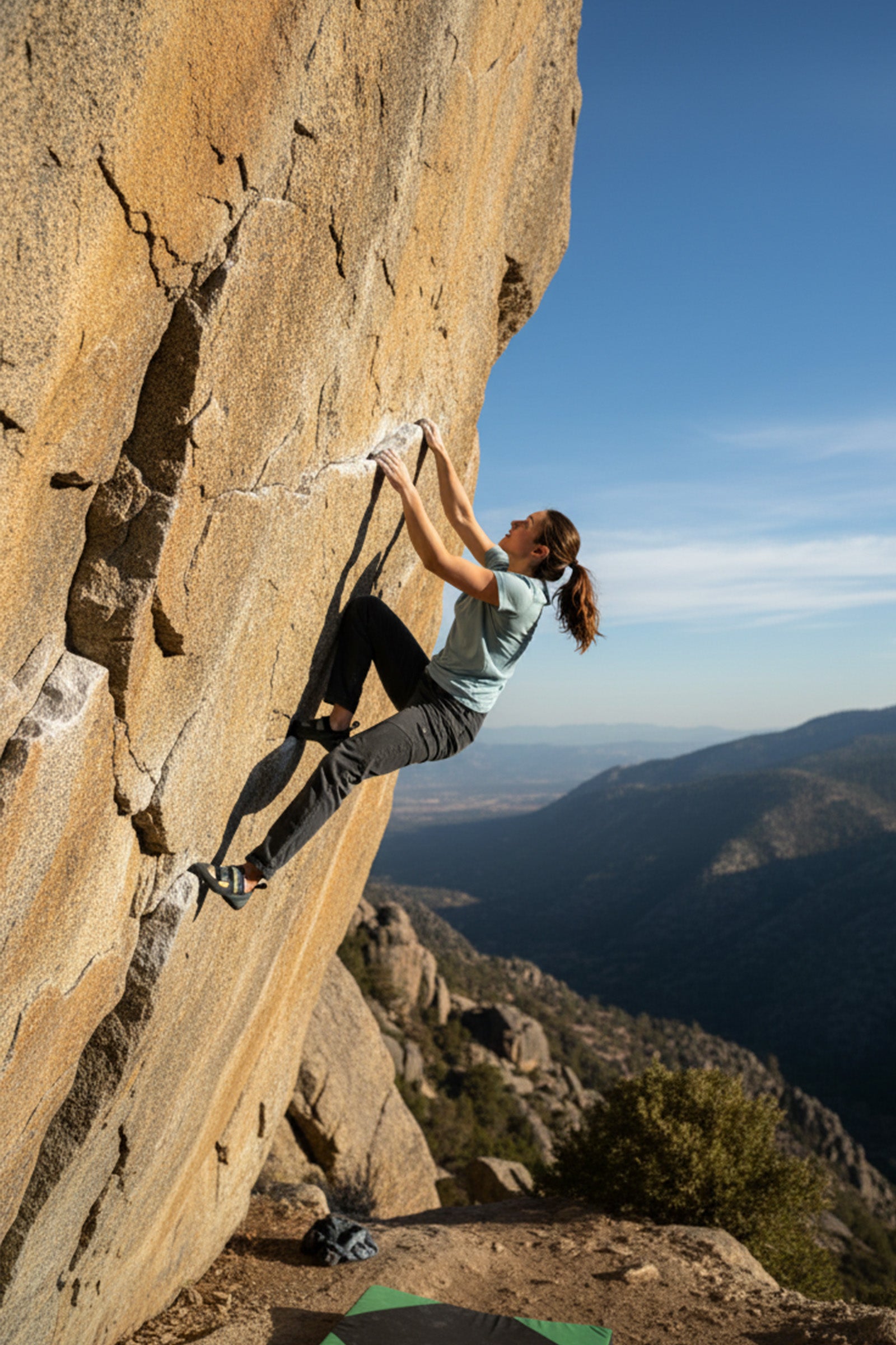 Pantalón Escalada - Trekking Turia Jeans Black Unisex