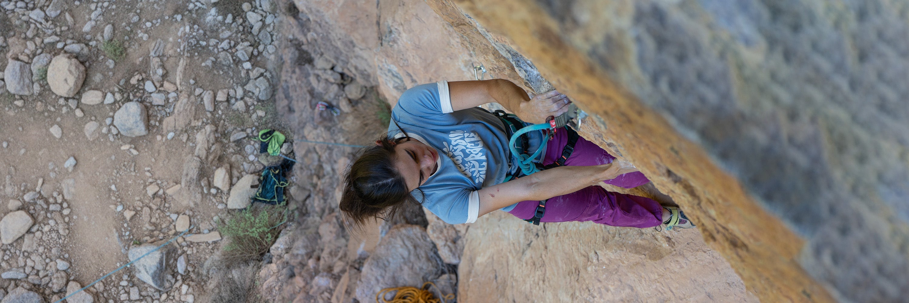 Camisetas Escalada Mujer