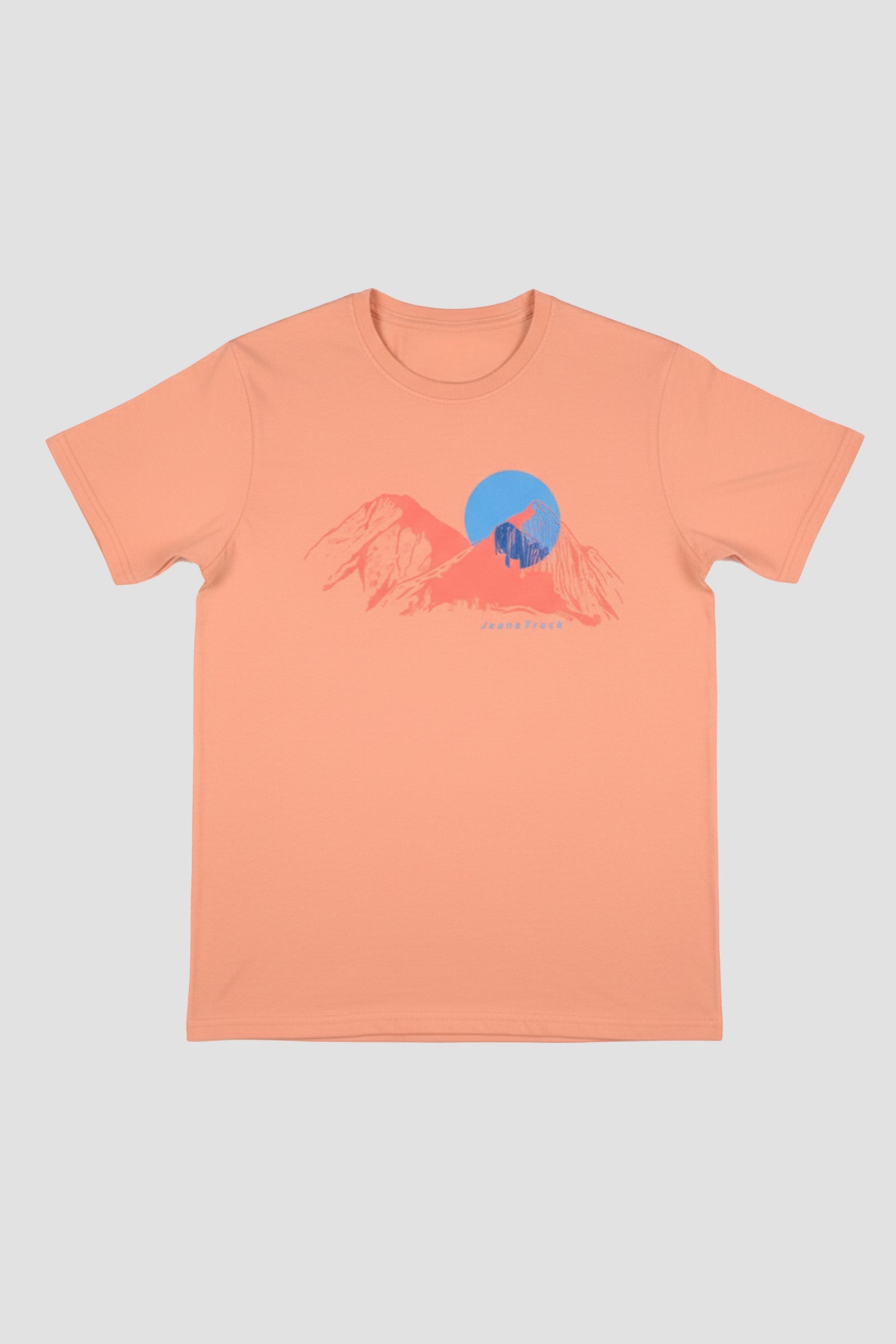 Camiseta Algodón Orgánico Sunset Salmon