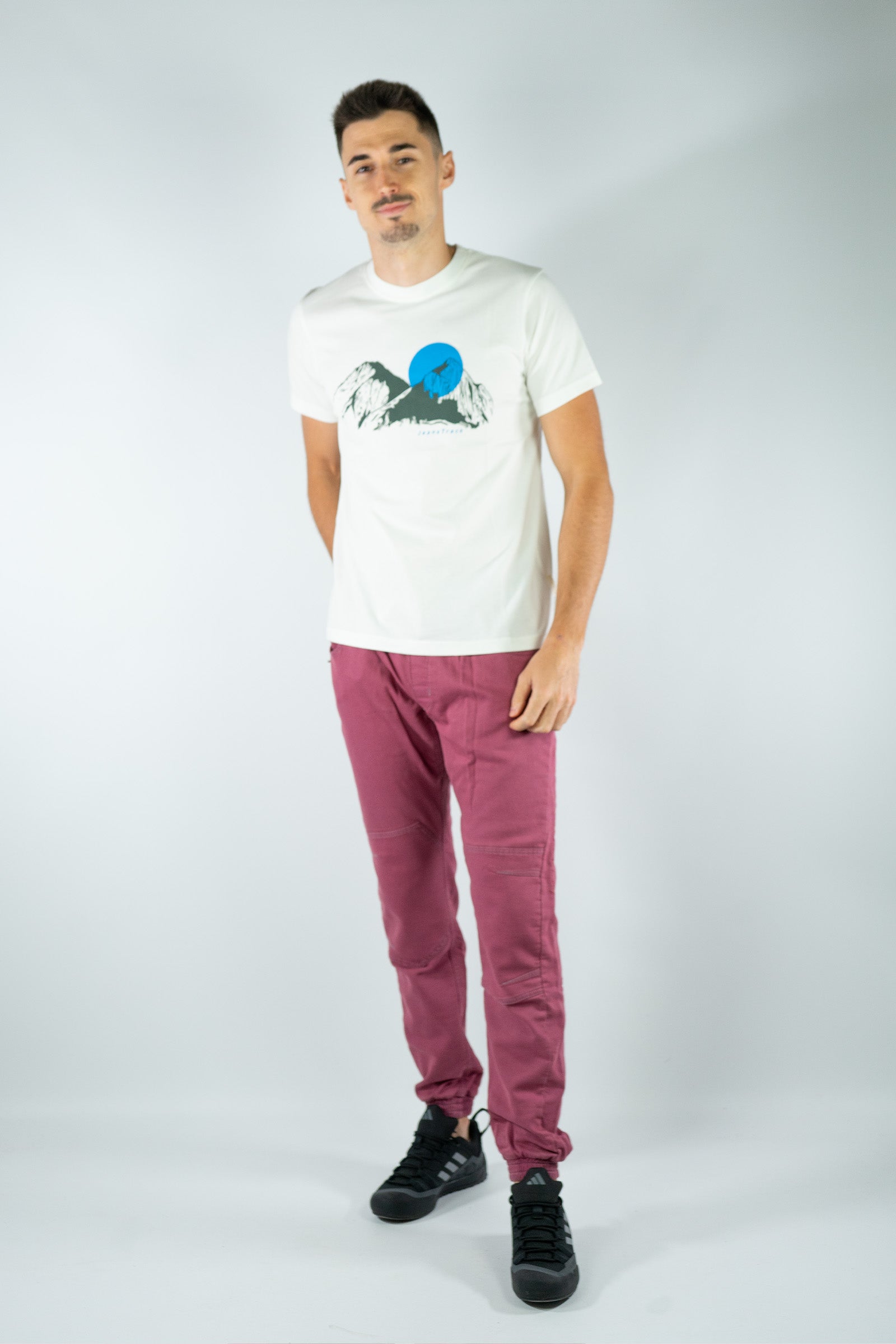 Camiseta Algodón Orgánico Sunset White