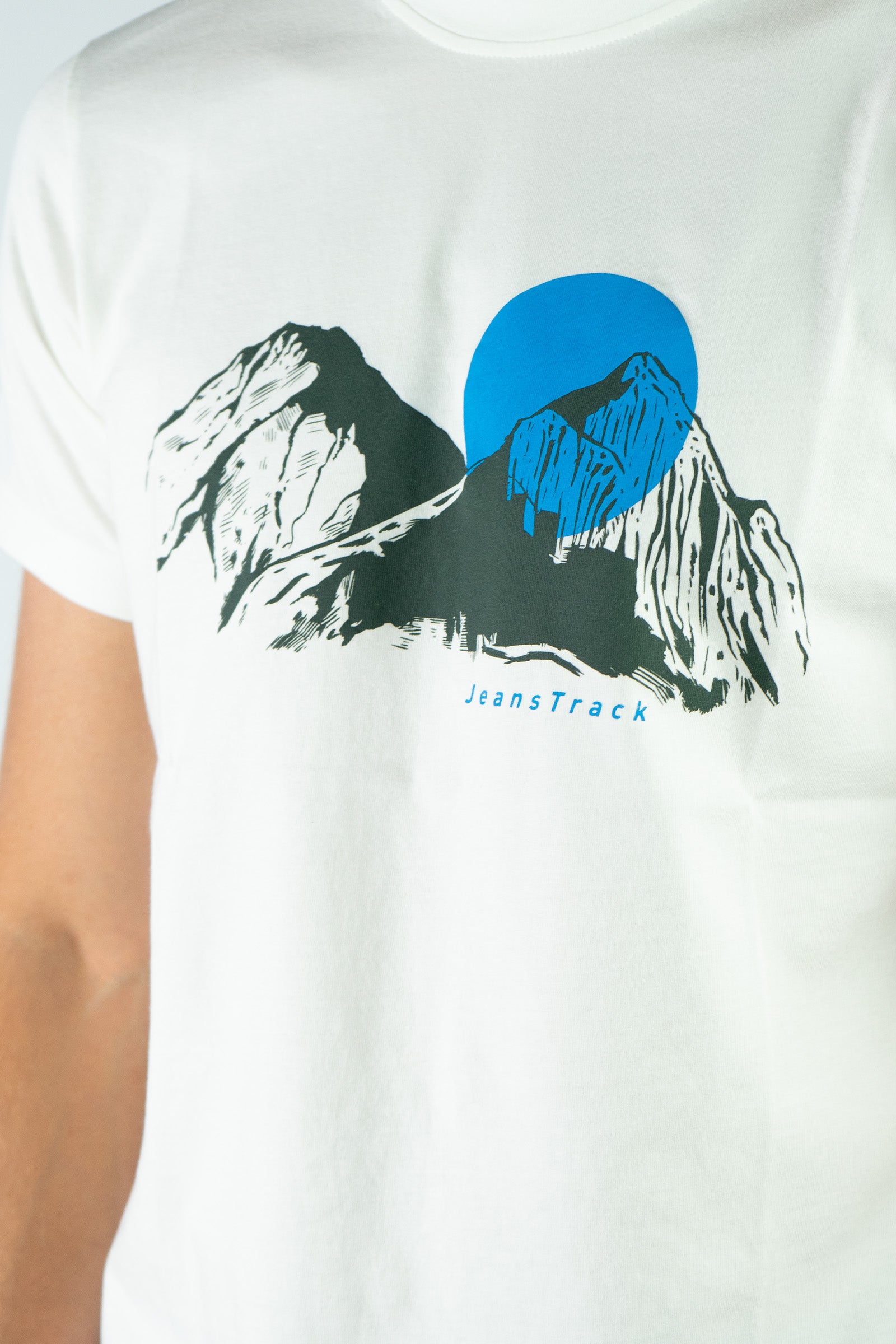 Camiseta Algodón Orgánico Sunset White