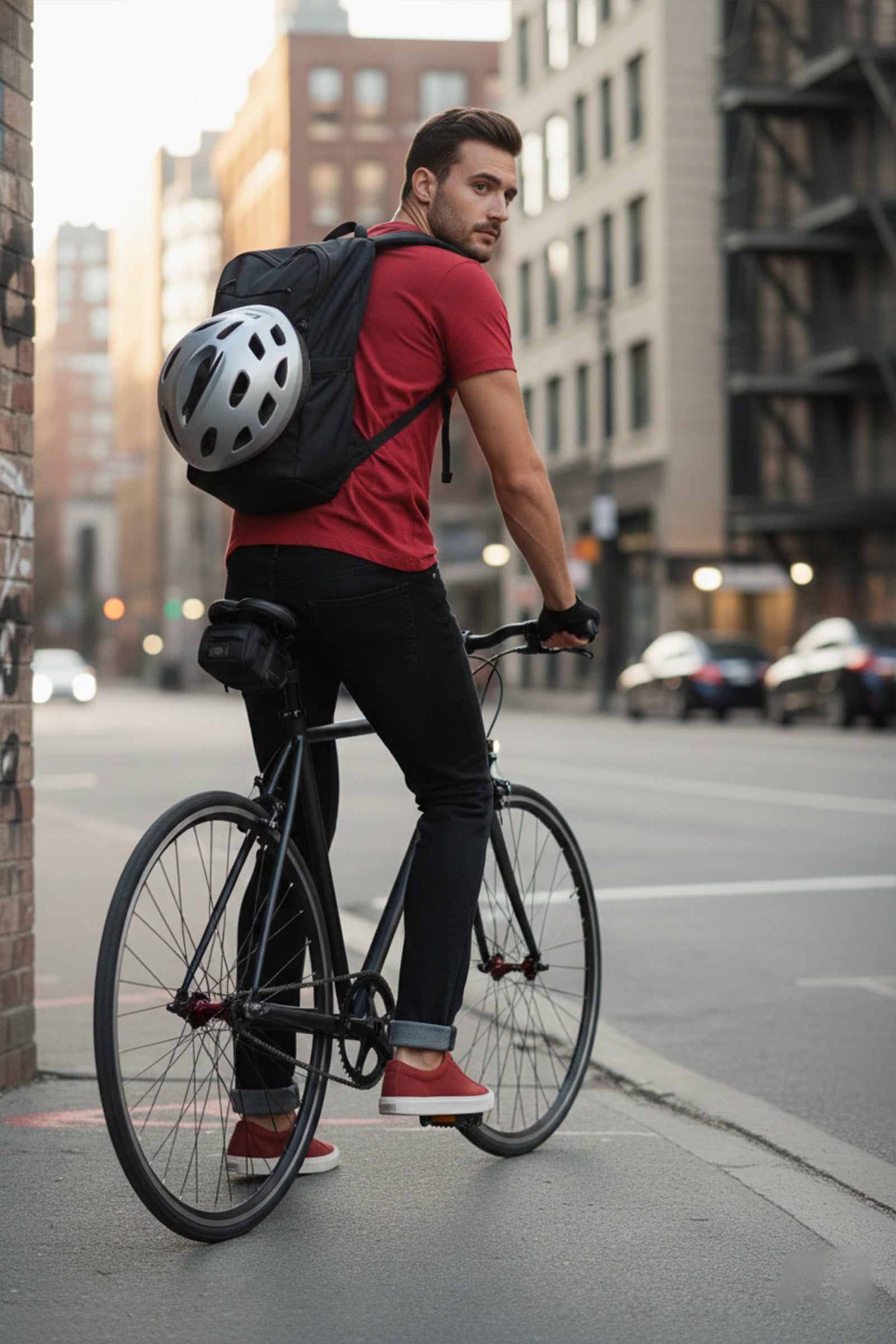 Pantalón Ciclismo Urbano Berlin Jeans Black Unisex