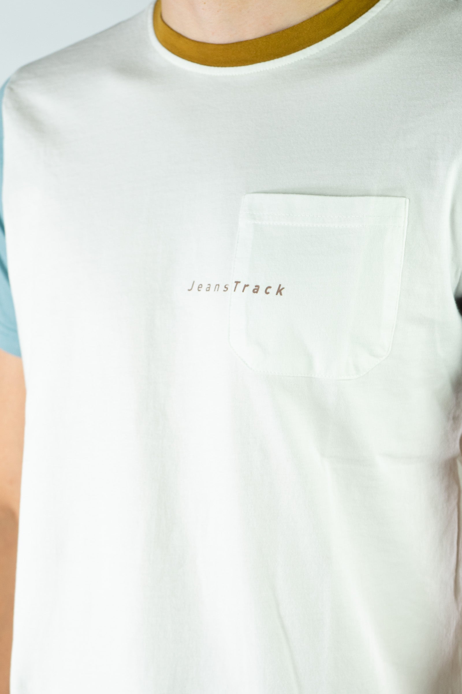 Camiseta Algodón Orgánico Mountains Creme