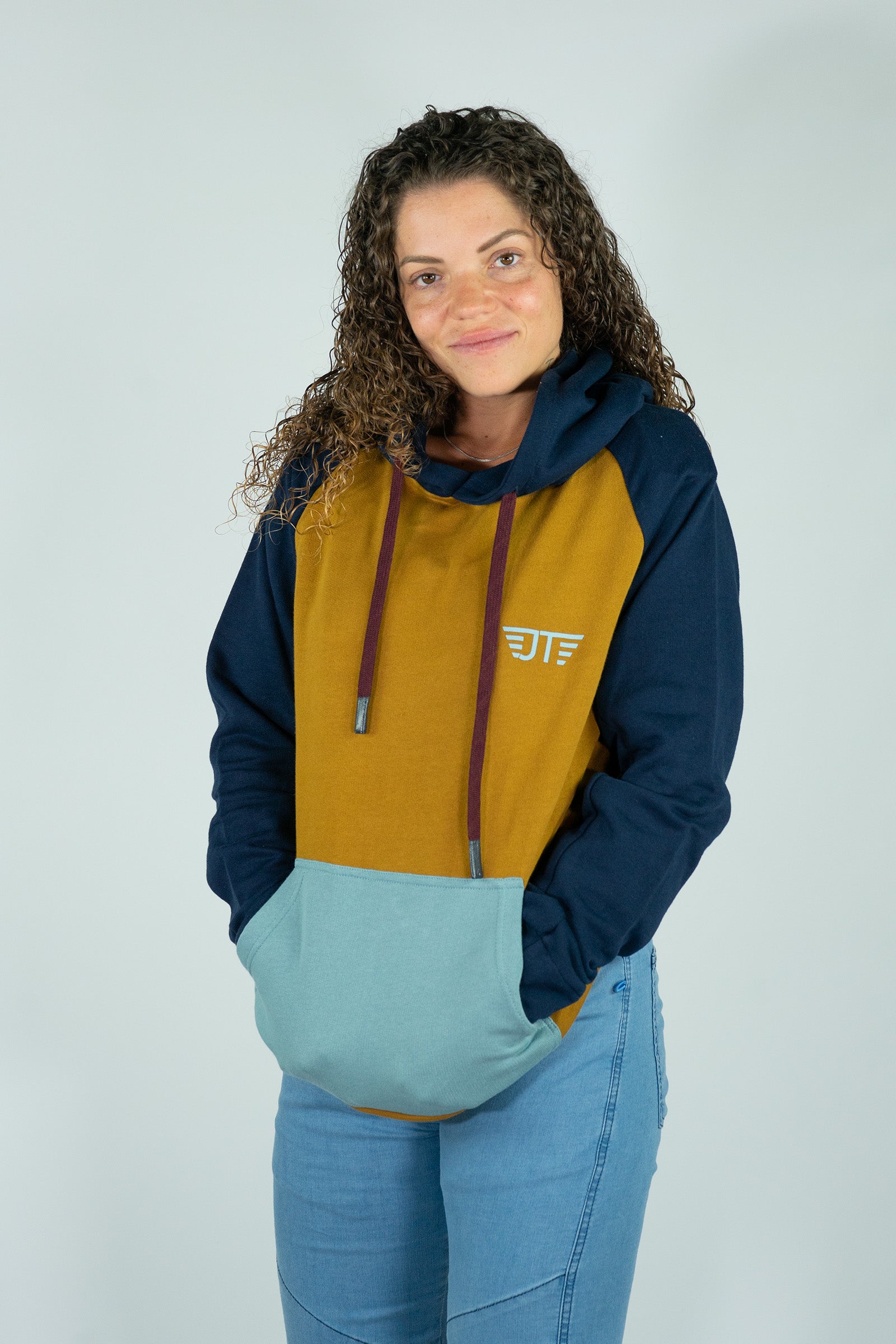 Sudadera Algodón Orgánico Hill Mustard Mujer