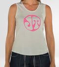 Camiseta Escalada Piolet Gris Mujer