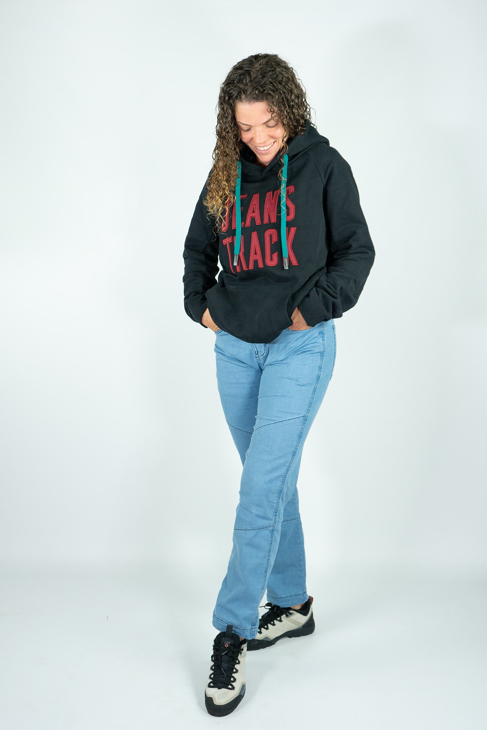 Sudadera Algodón Orgánico River Grana Mujer