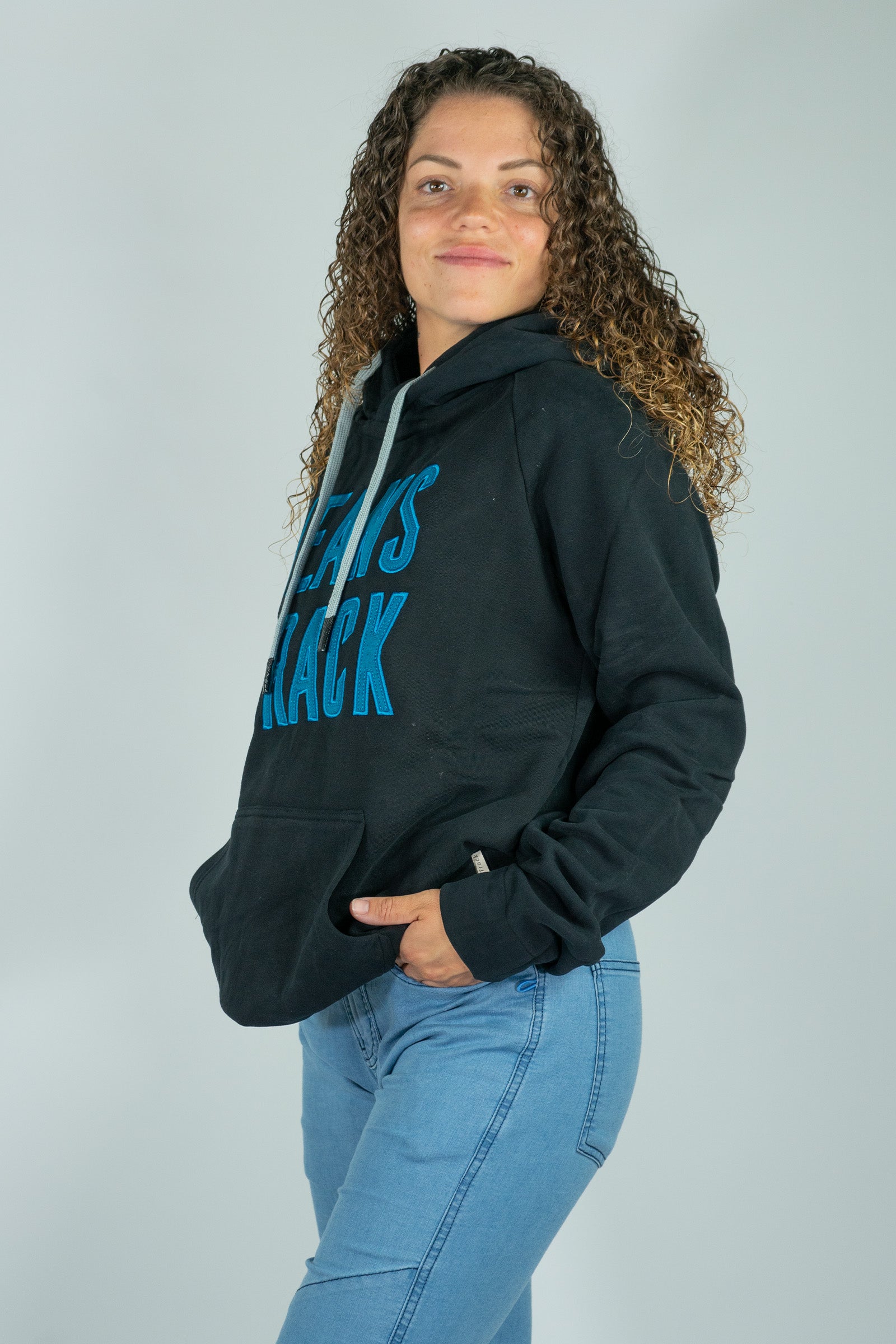 Sudadera Algodón Orgánico River Blue Mujer