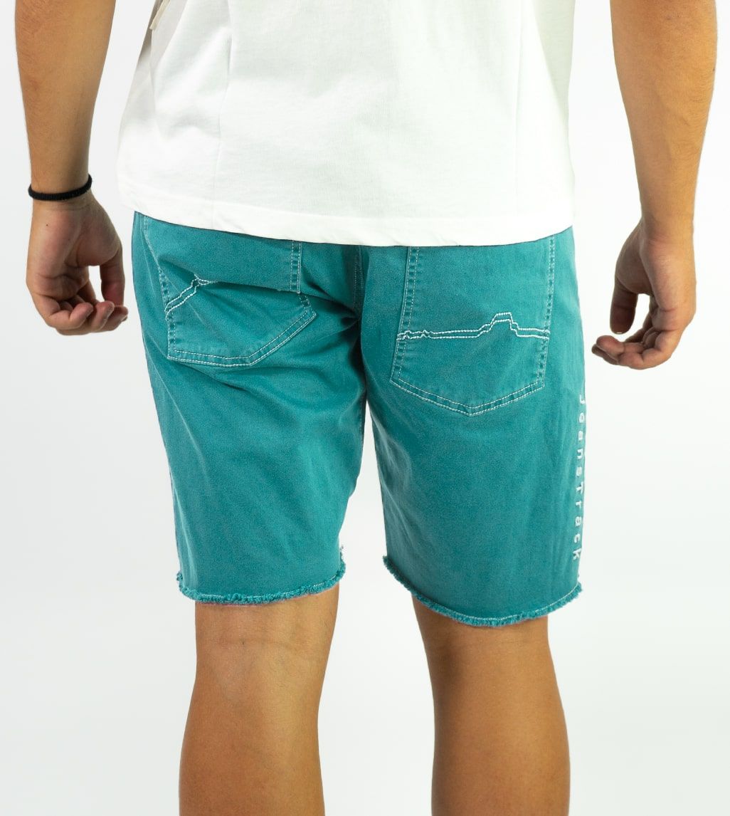 Pantalón Escalada - Trekking Montes Short Verde Hombre