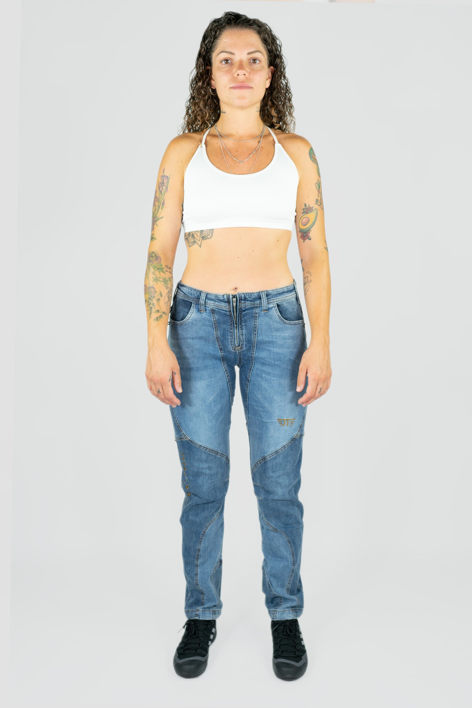 Pantalón Escalada - Trekking Tardor Jeans Mujer