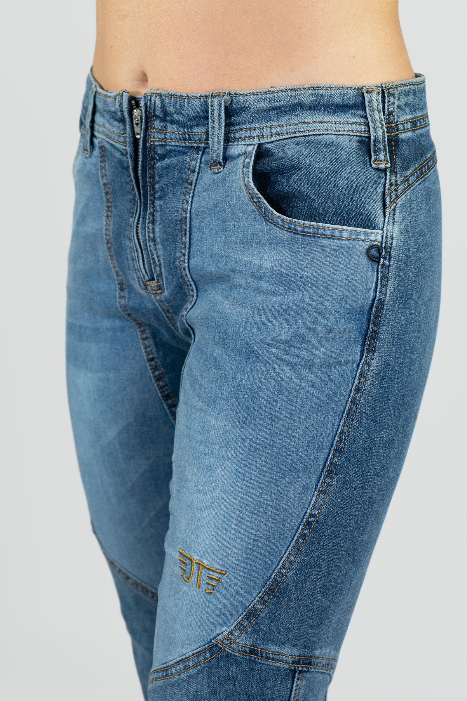 Pantalón Escalada - Trekking Tardor Jeans Mujer