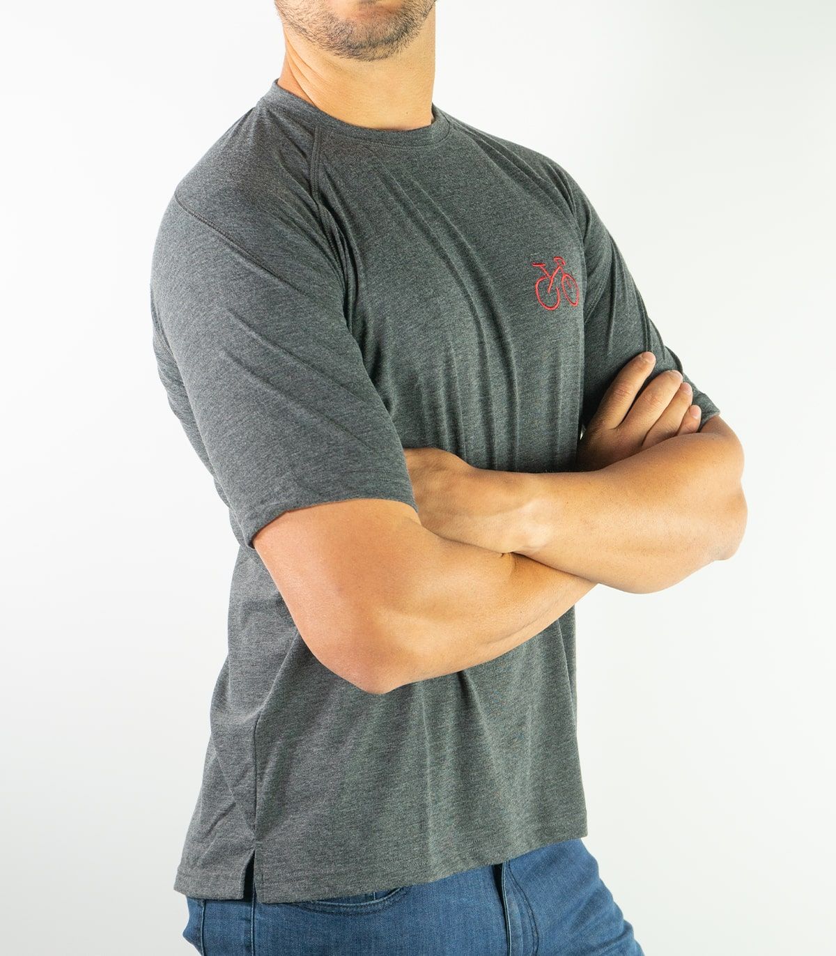 Milan Grey men's cotton T-shirt Seaqual