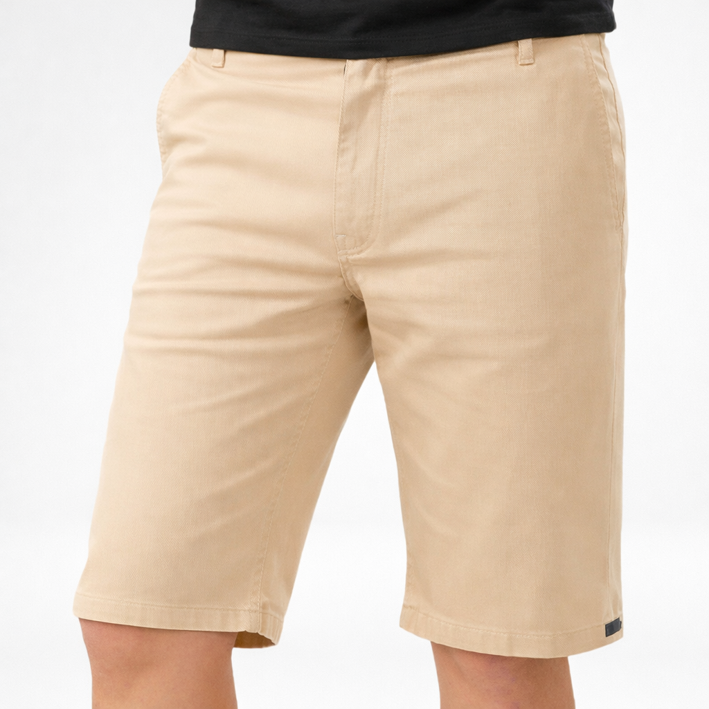 Pantalón Ciclismo Urbano Rotterdam Short Beige Hombre