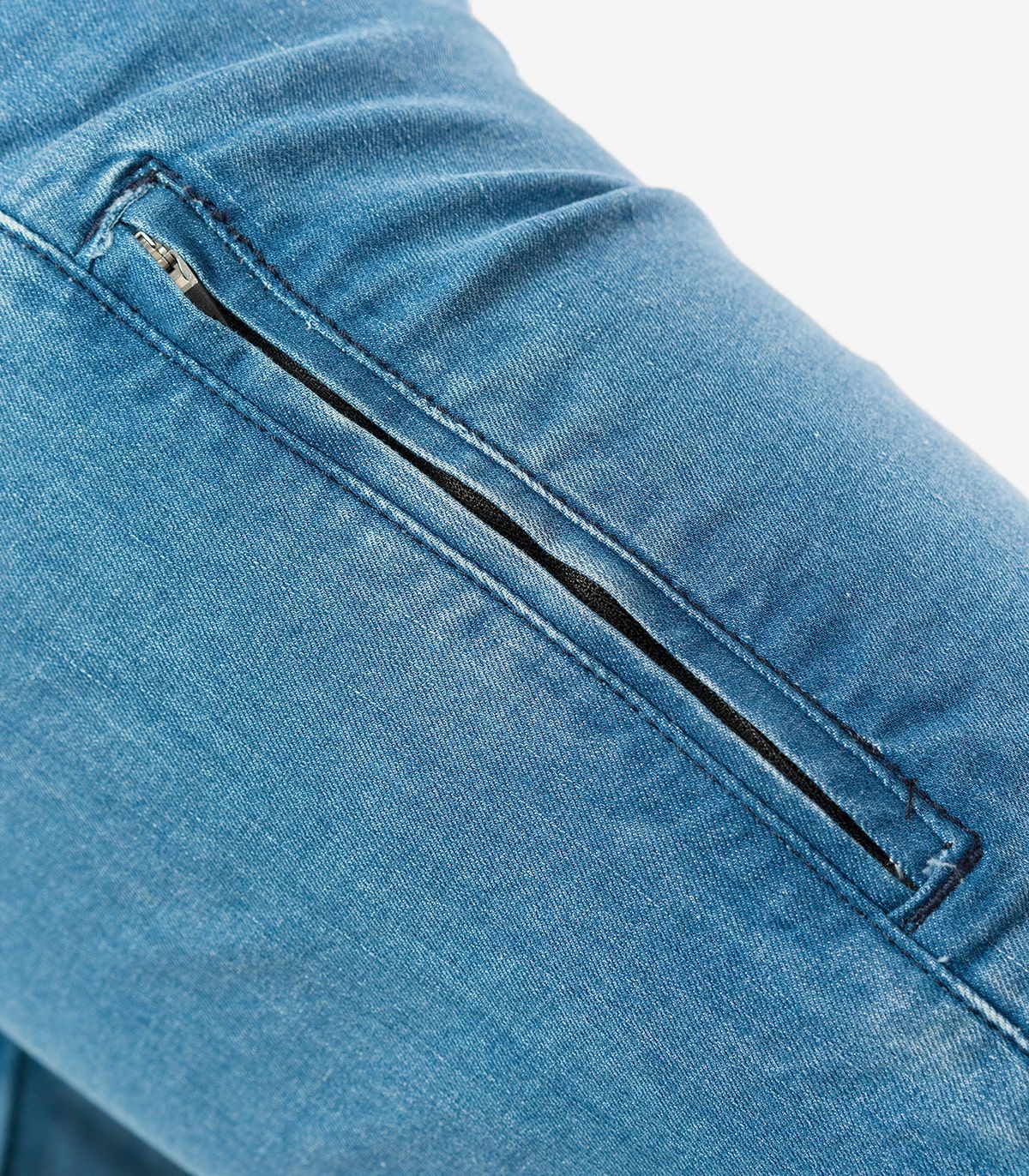 Pantalón Ciclismo Urbano Gante Jeans Bleach Hombre