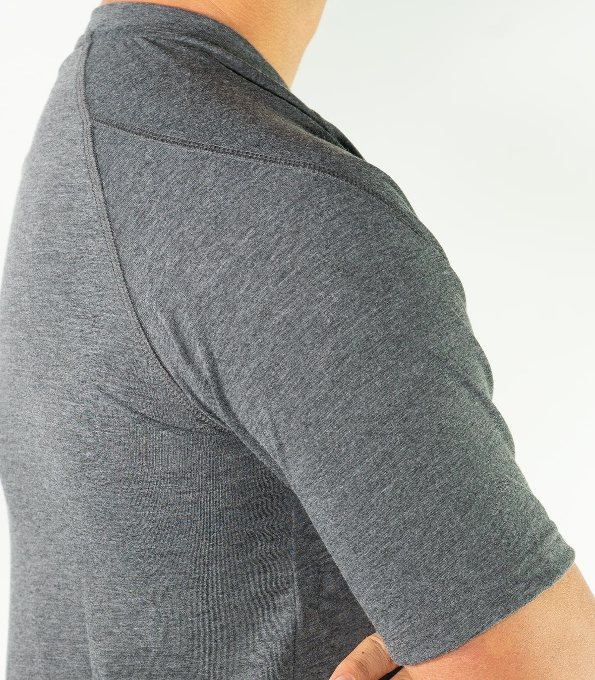 Milan Grey men's cotton T-shirt Seaqual