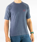Milan Navy men's cotton T-shirt Seaqual