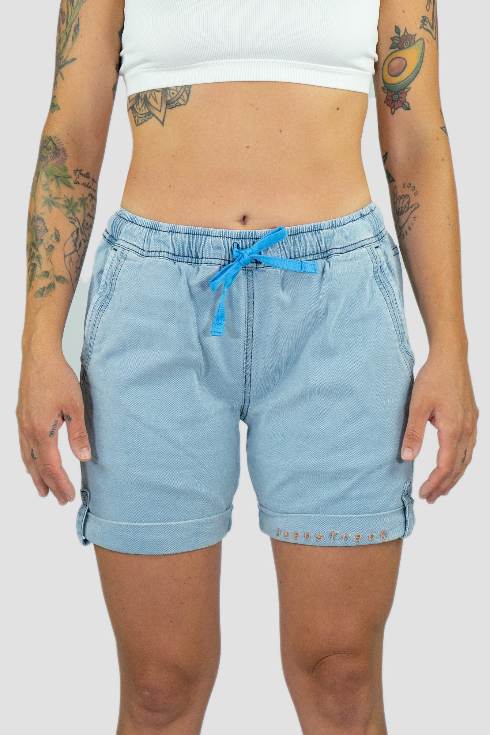 Pantalón Escalada Shira Short Jeans Aciano Mujer