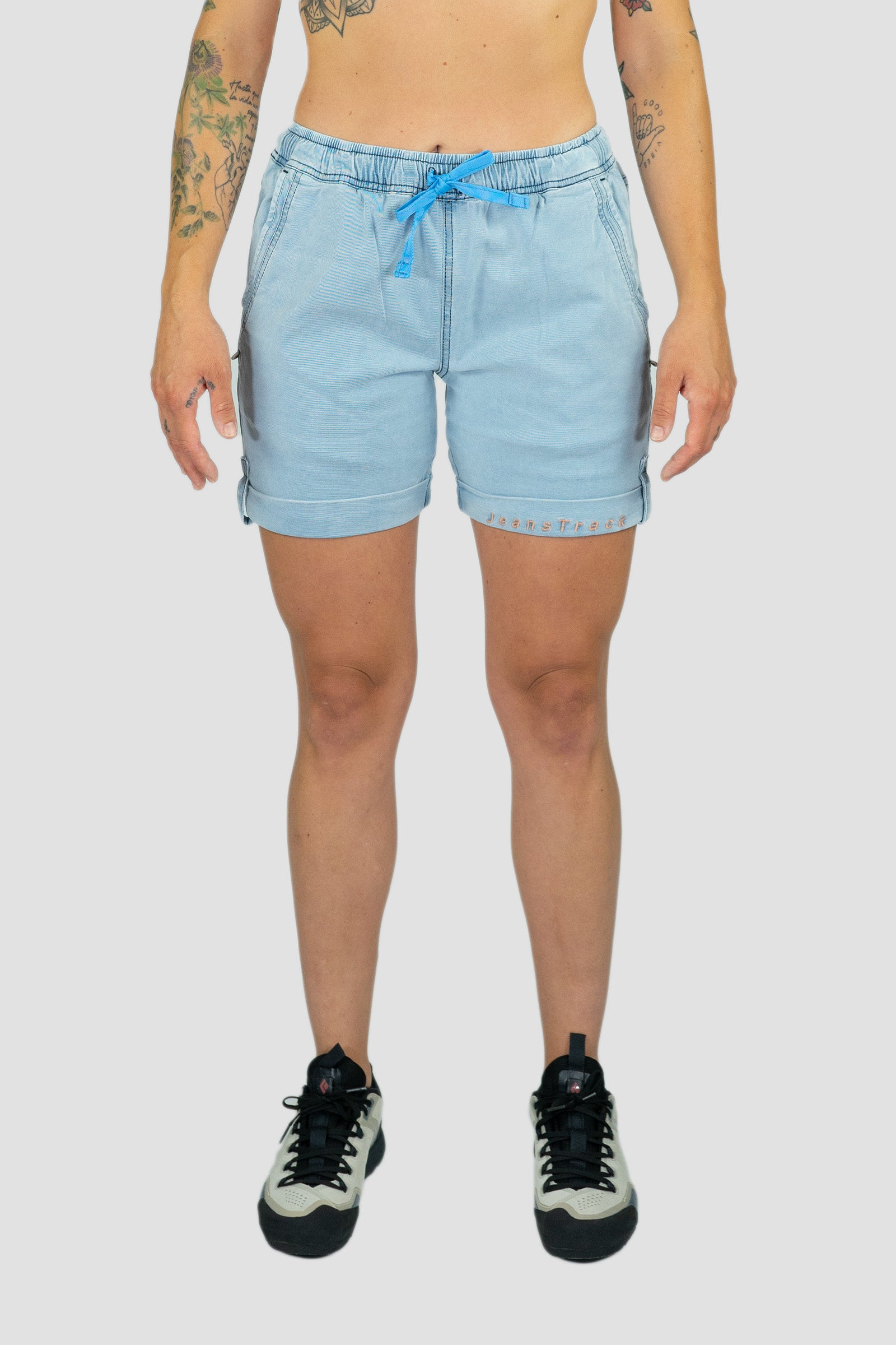 Pantalón Escalada Shira Short Jeans Aciano Mujer
