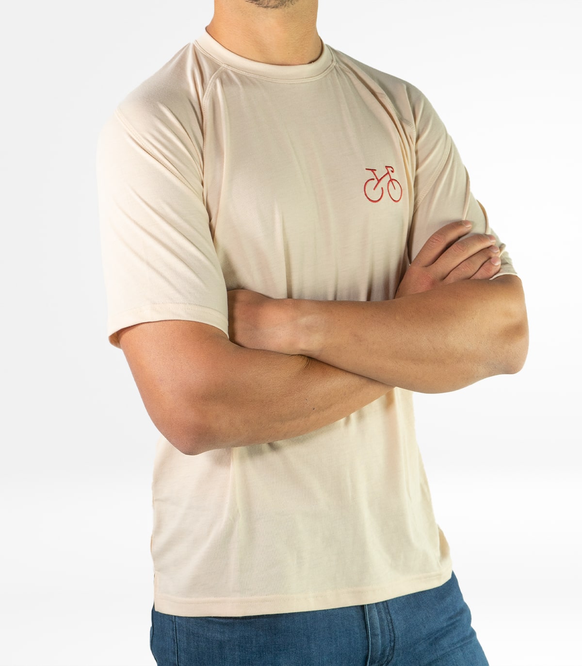 T-shirt da uomo Seaqual Milan Cream