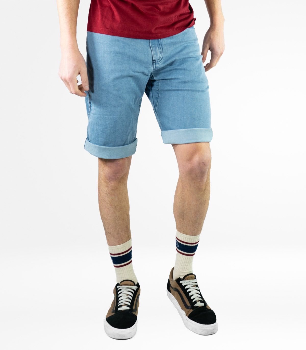 Fahrradhose Stadt Gante Jeans Herren Bleach