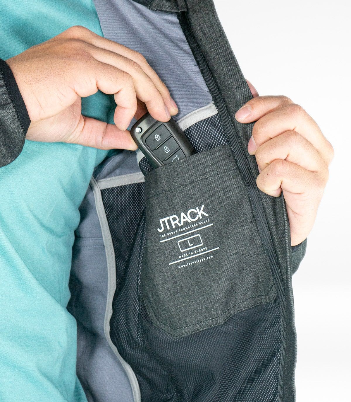 Chaqueta Ciclismo Urbano Glasgow Jeans Grey