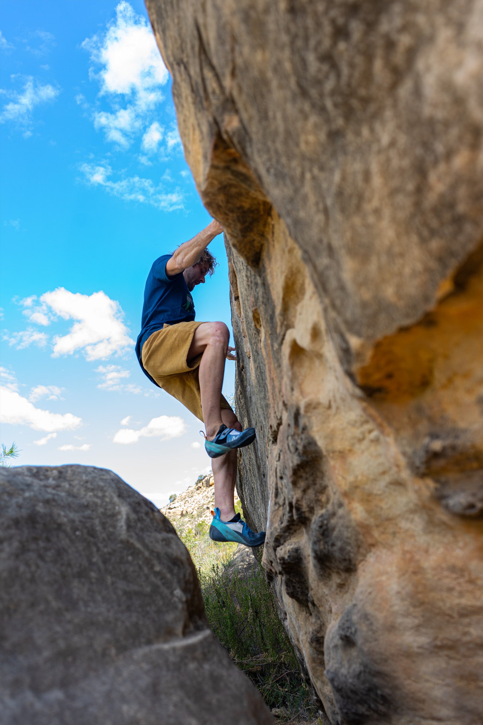Pantalón Escalada-Trekking Crag Short Mustard Hombre