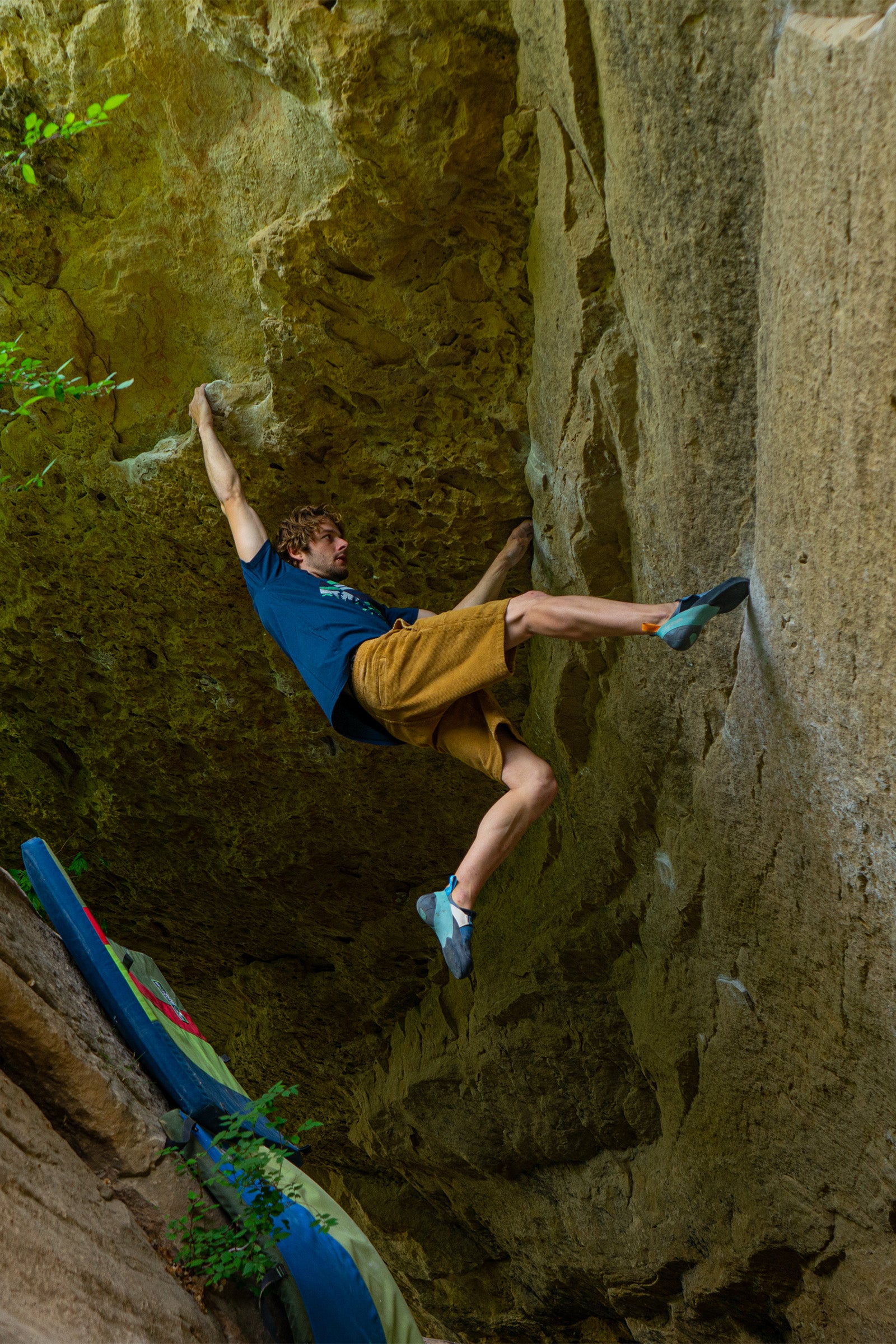Pantalón Escalada-Trekking Crag Short Mustard Hombre