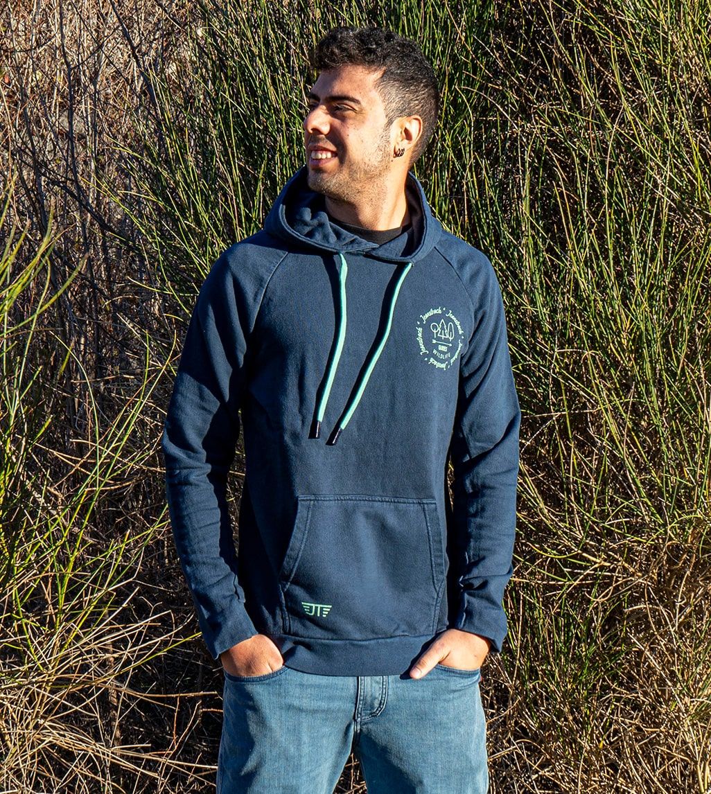 Sudadera Algodón Orgnánico Wood Navy