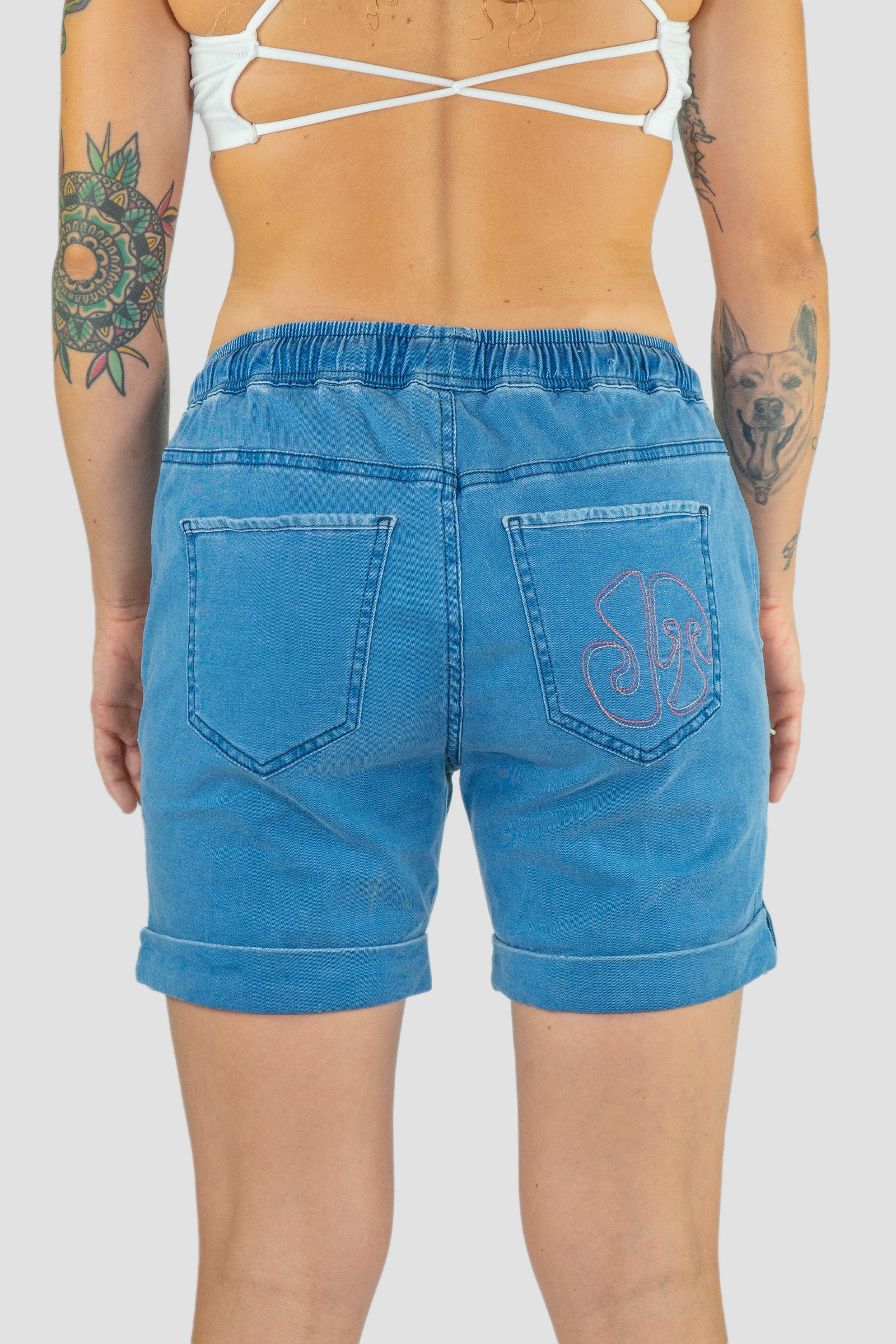 Pantalón Escalada Shira Short Jeans Rinse Mujer
