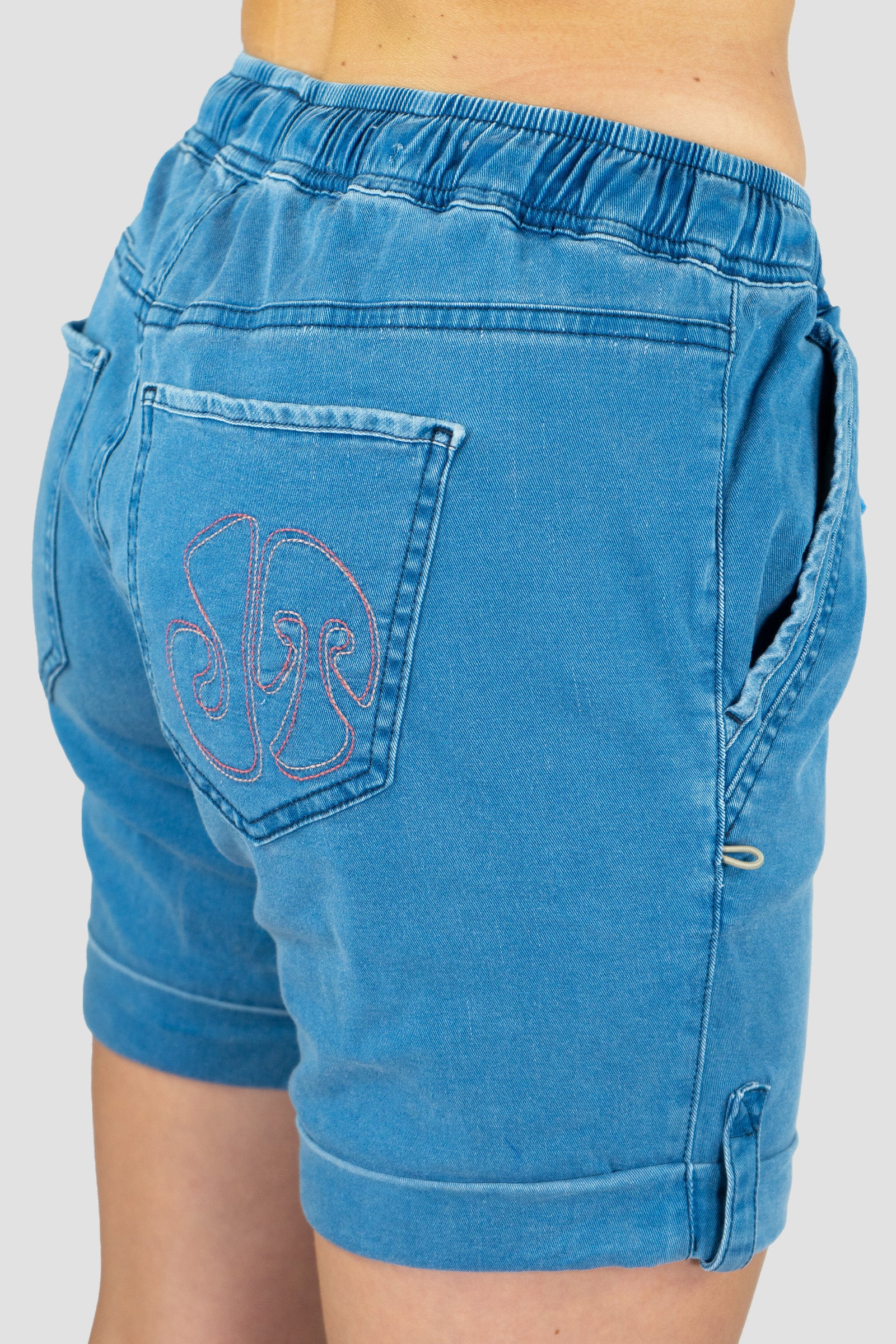 Pantalón Escalada Shira Short Jeans Rinse Mujer