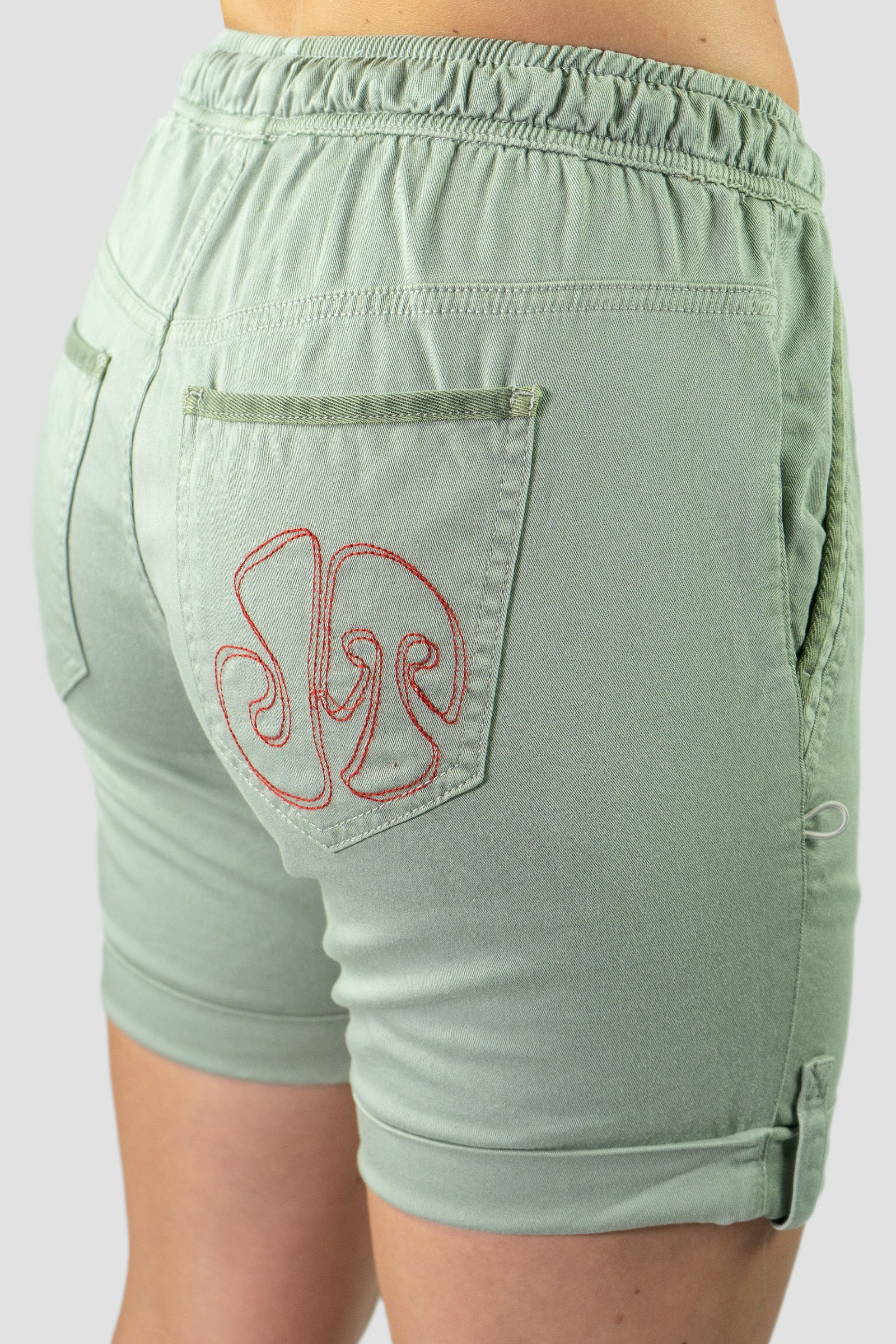 Pantalón Escalada - Trekking Shira Short Olive Mujer