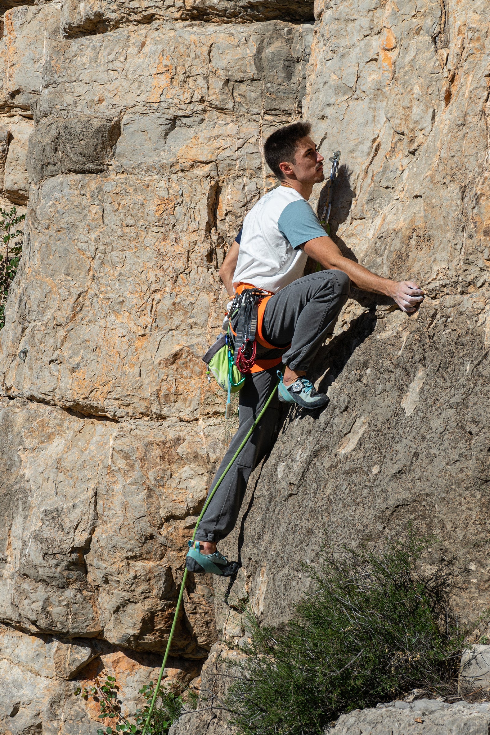 Pantalon d'escalade - Trekking Turia Jeans Grey Homme