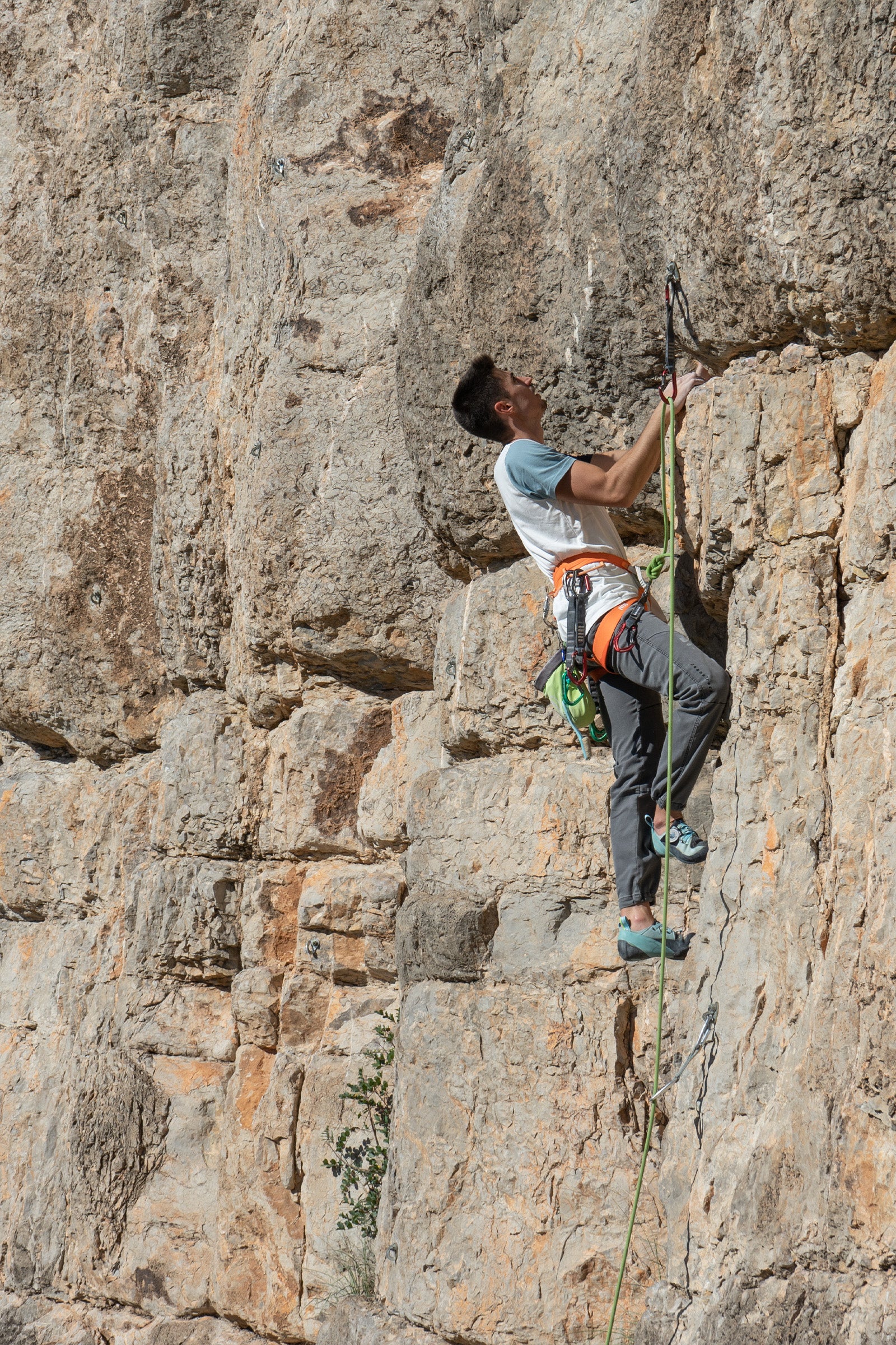 Pantalon d'escalade - Trekking Turia Jeans Grey Homme