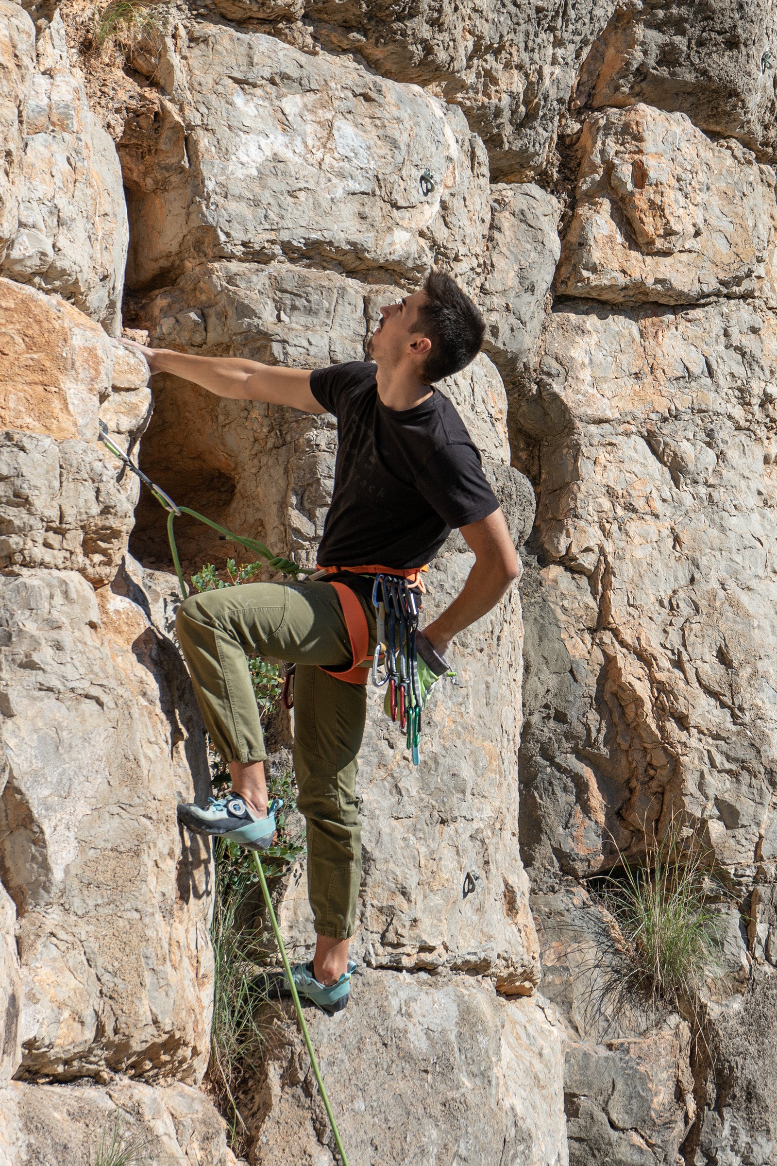 Pantalon d'escalade/trekking Garbi Khaki pour homme