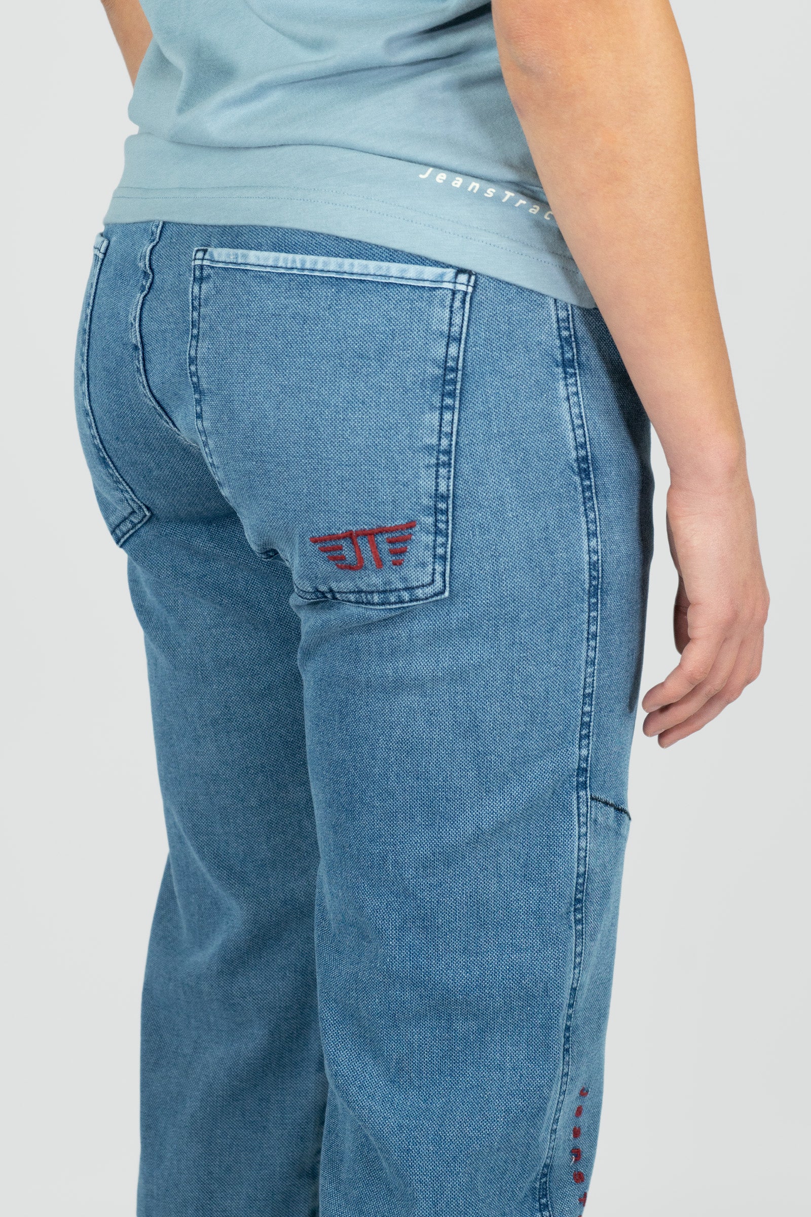 Pantalon d'escalade - Trekking Turia ECO Jeans Sky Repreve Homme