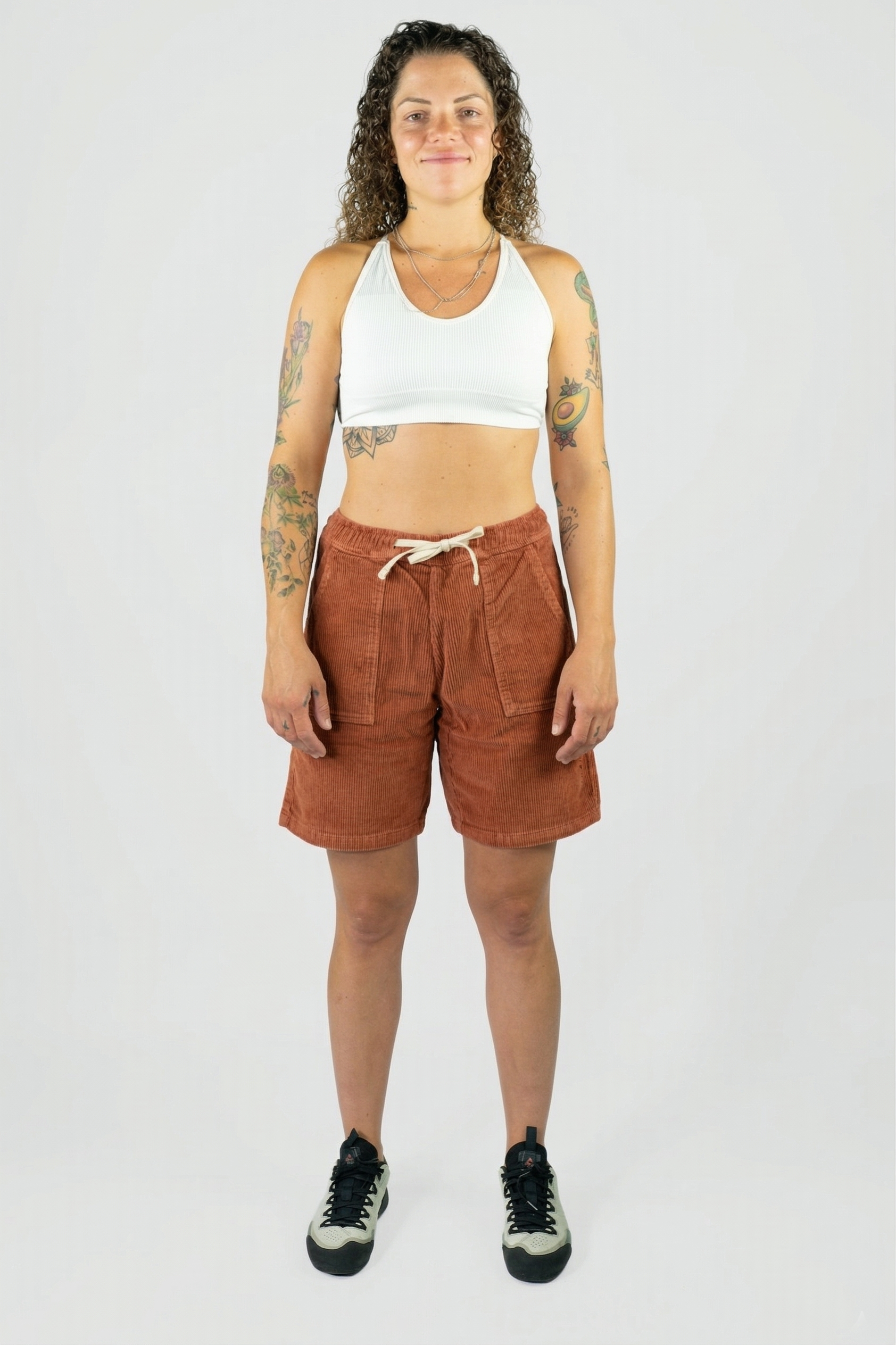 Women's Crag Short Climbing and Trekking Pants Russet