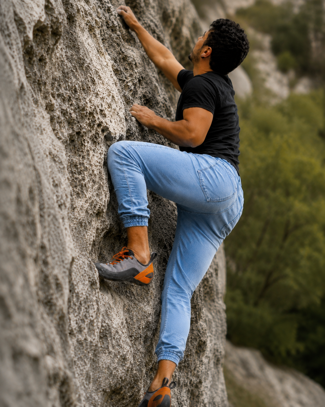 Pantalone Arrampicata Dyno Jeans Bleach Uomo