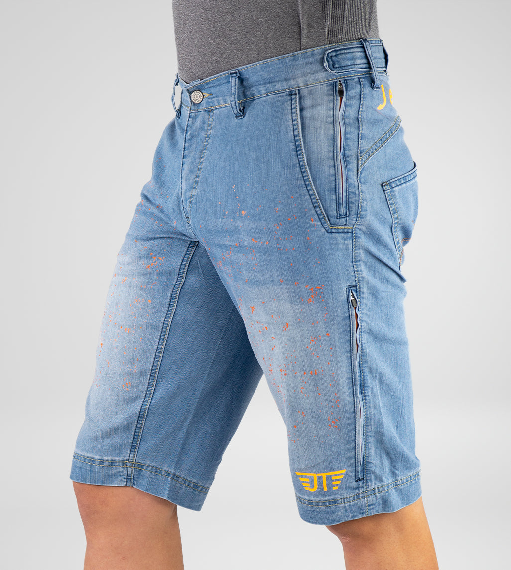 Pantalón Mountain Bike (MTB) Heras Jeans Fluor