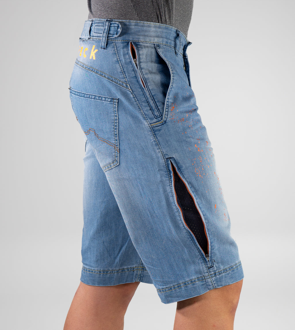 Pantalón Mountain Bike (MTB) Heras Jeans Fluor