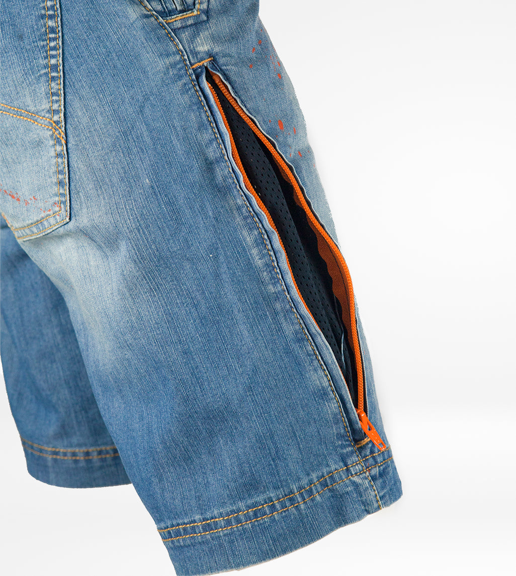 Pantalón Mountain Bike (MTB) Heras Jeans Fluor