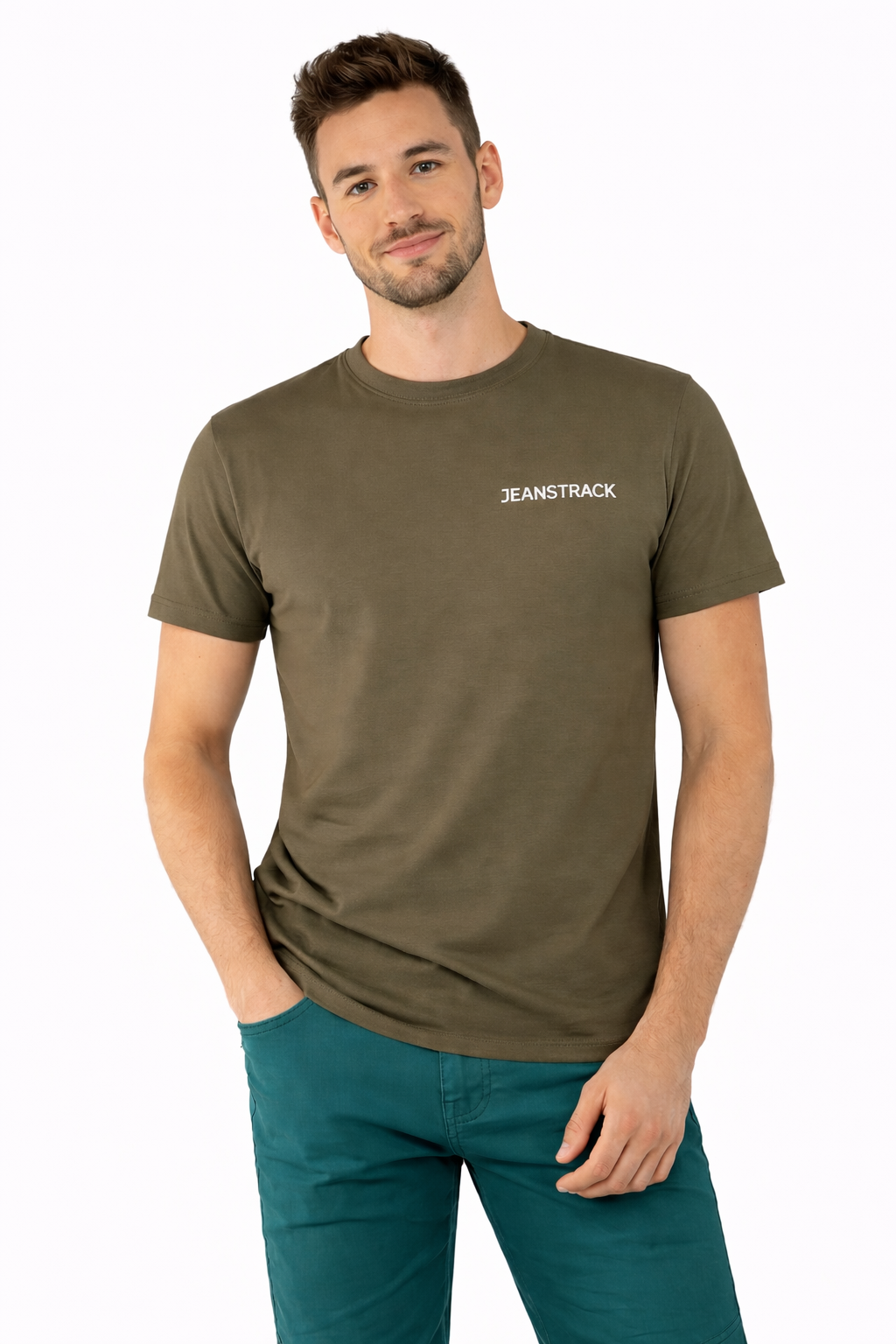 T-Shirt Klettern Grip Khaki Unisex