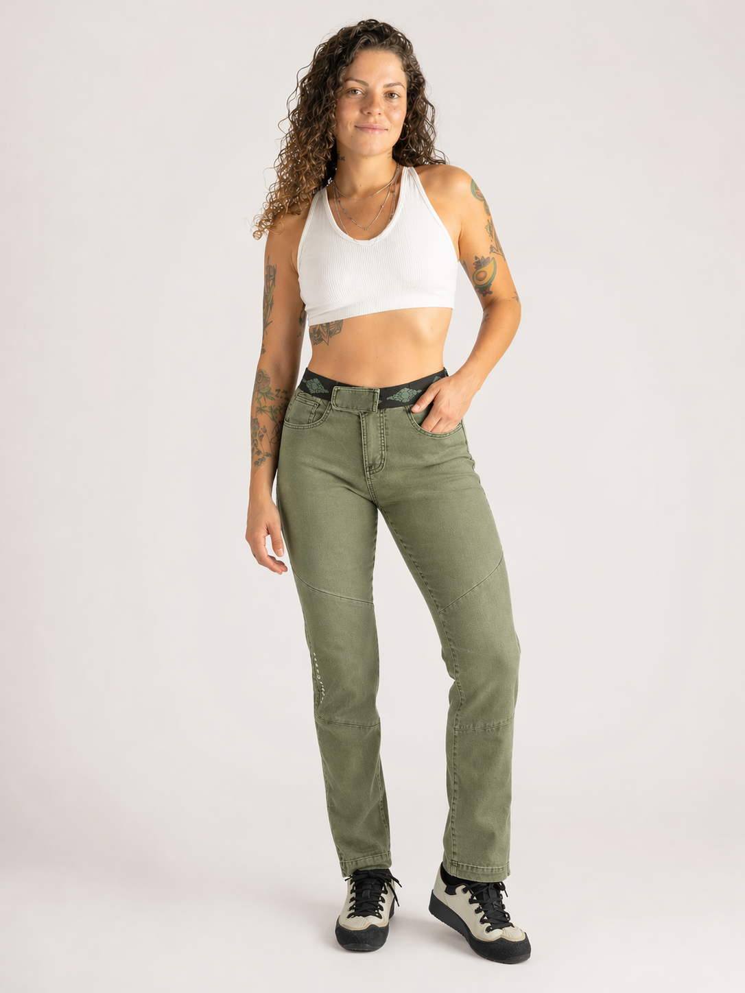 Pantalón Escalada - Trekking Tarya Khaki Mujer