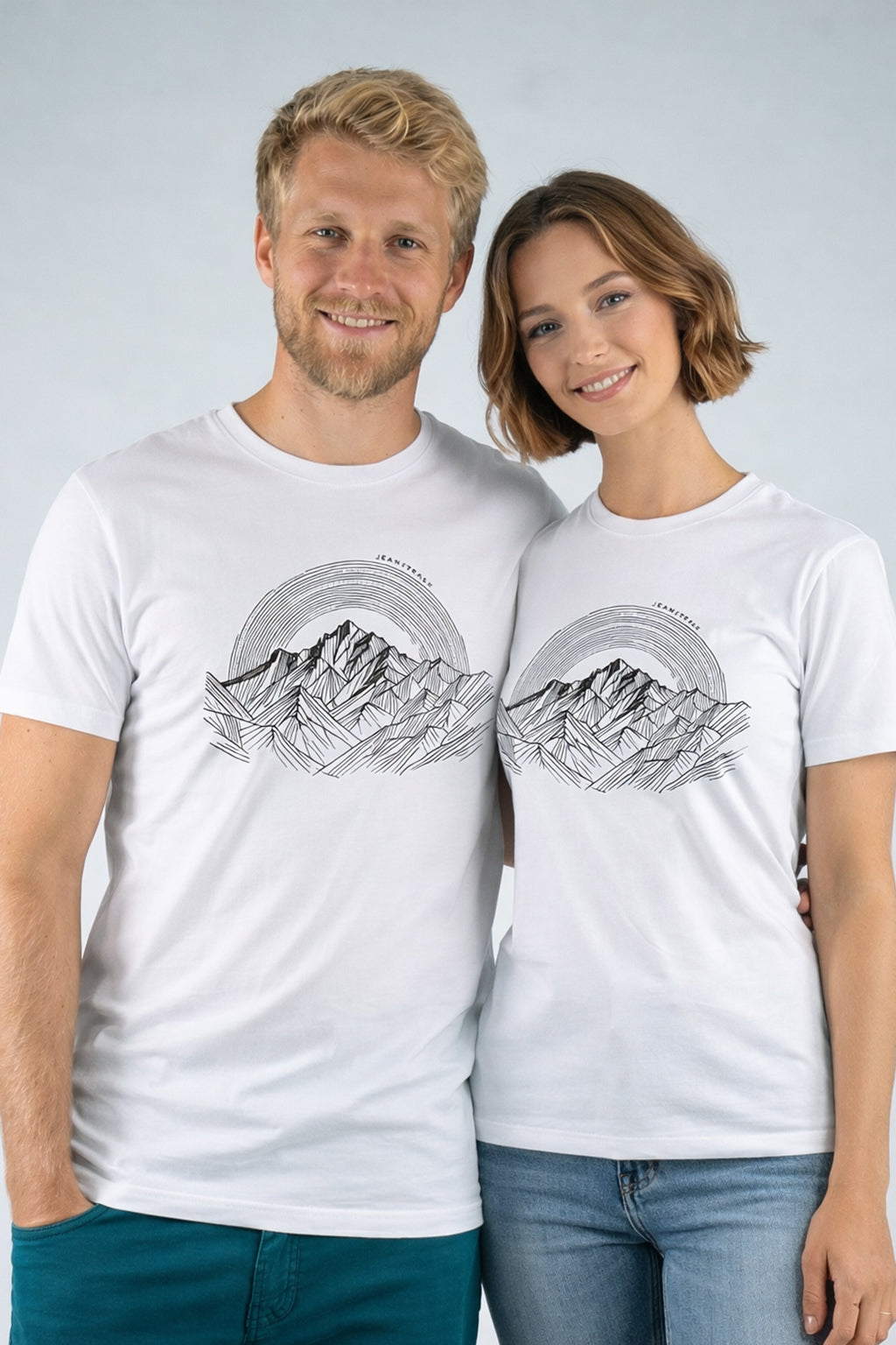 Camiseta Escalada y Trekking Alpine White Unisex