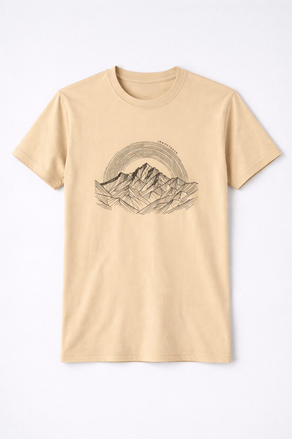 Alpine Creme Unisex Climbing and Trekking T-shirt