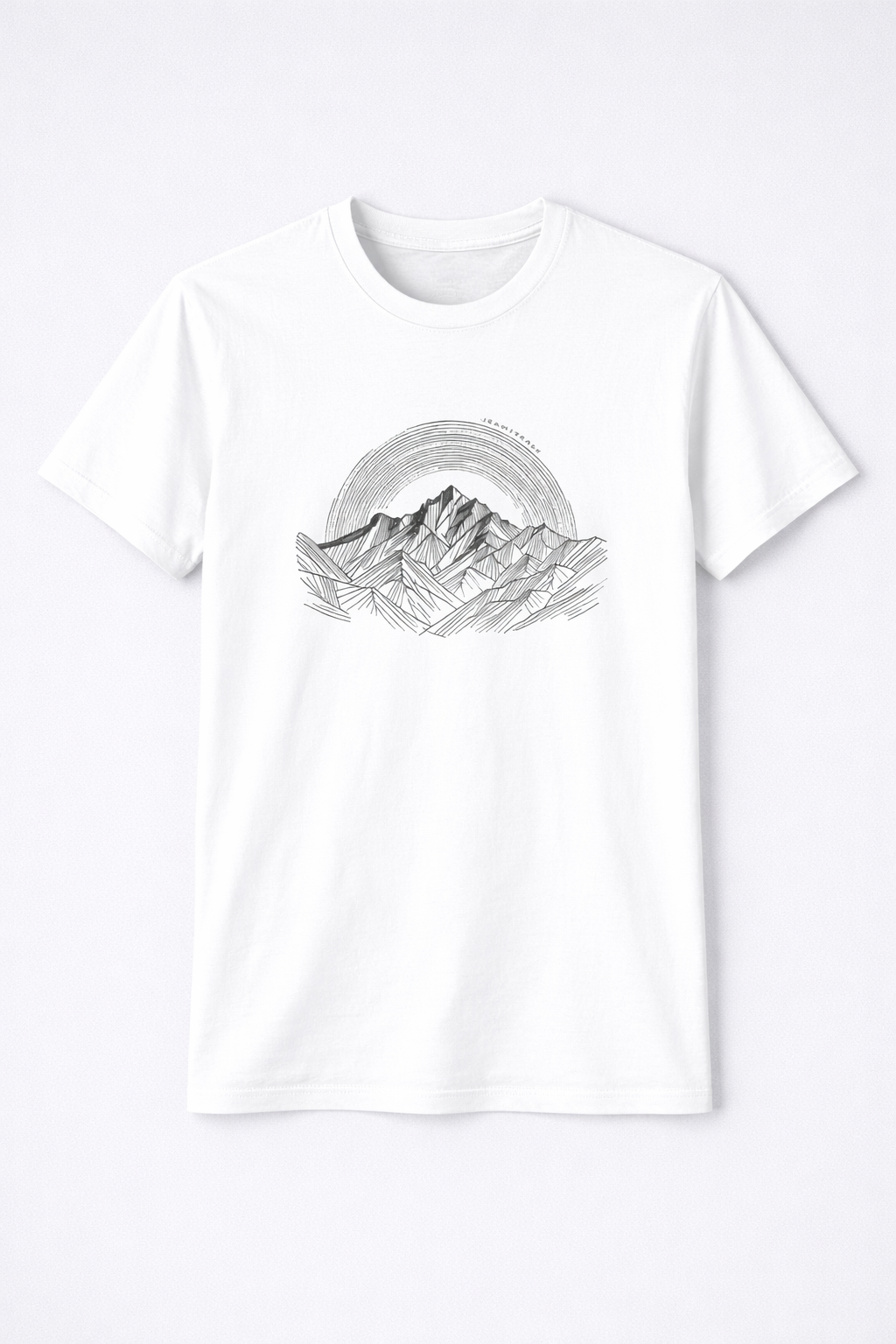 Kletter- und Trekking-T-Shirt Alpine White Unisex